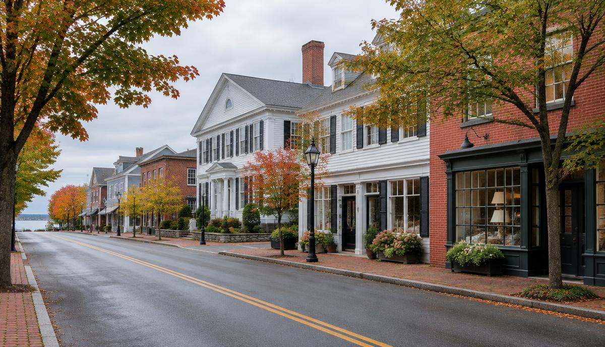 Downtown Freeport, Maine