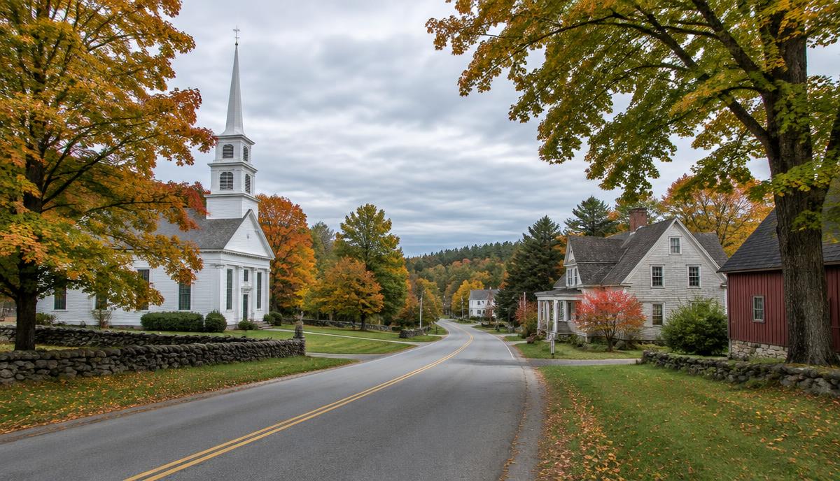Farmland in Lee, New Hampshire