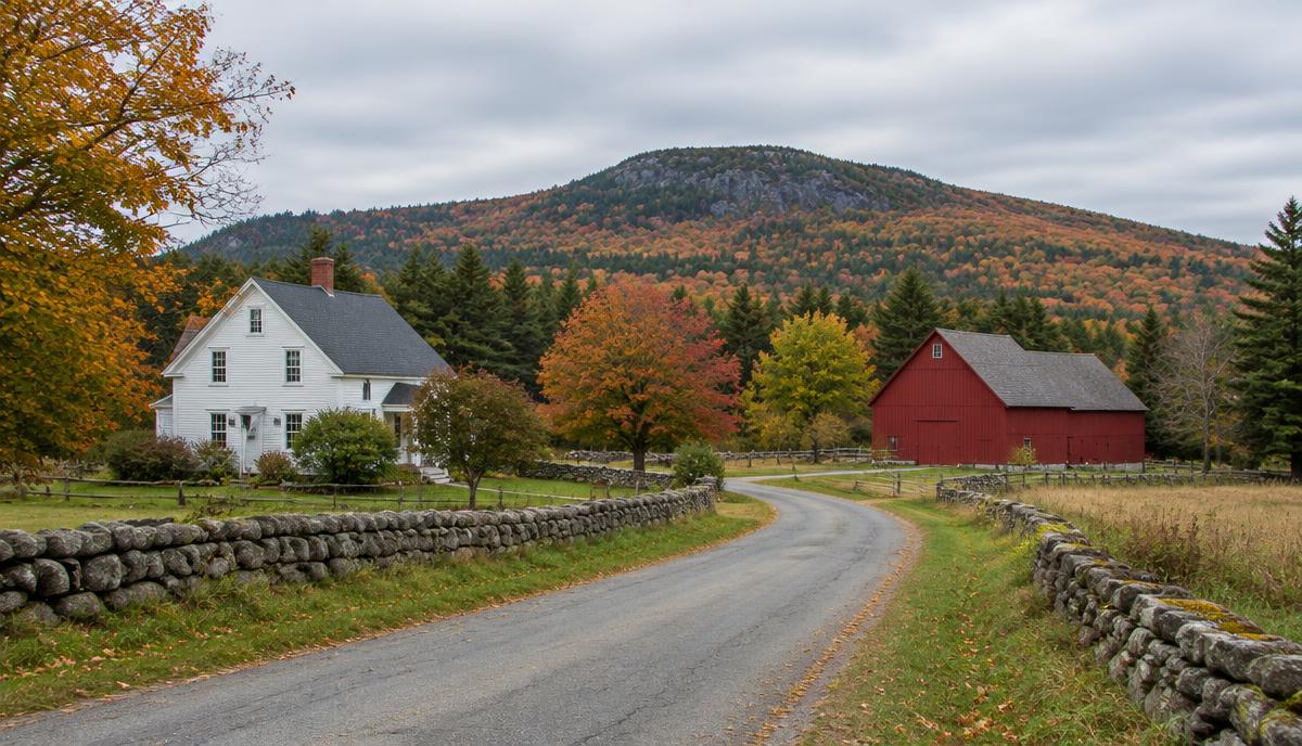 Farmland in North Berwick, Maine